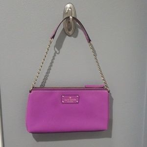 Gently used kate spade small purple purse